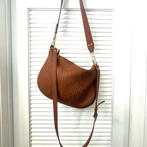 Quince Italian Handwoven Leather Mini Shoulder Bag